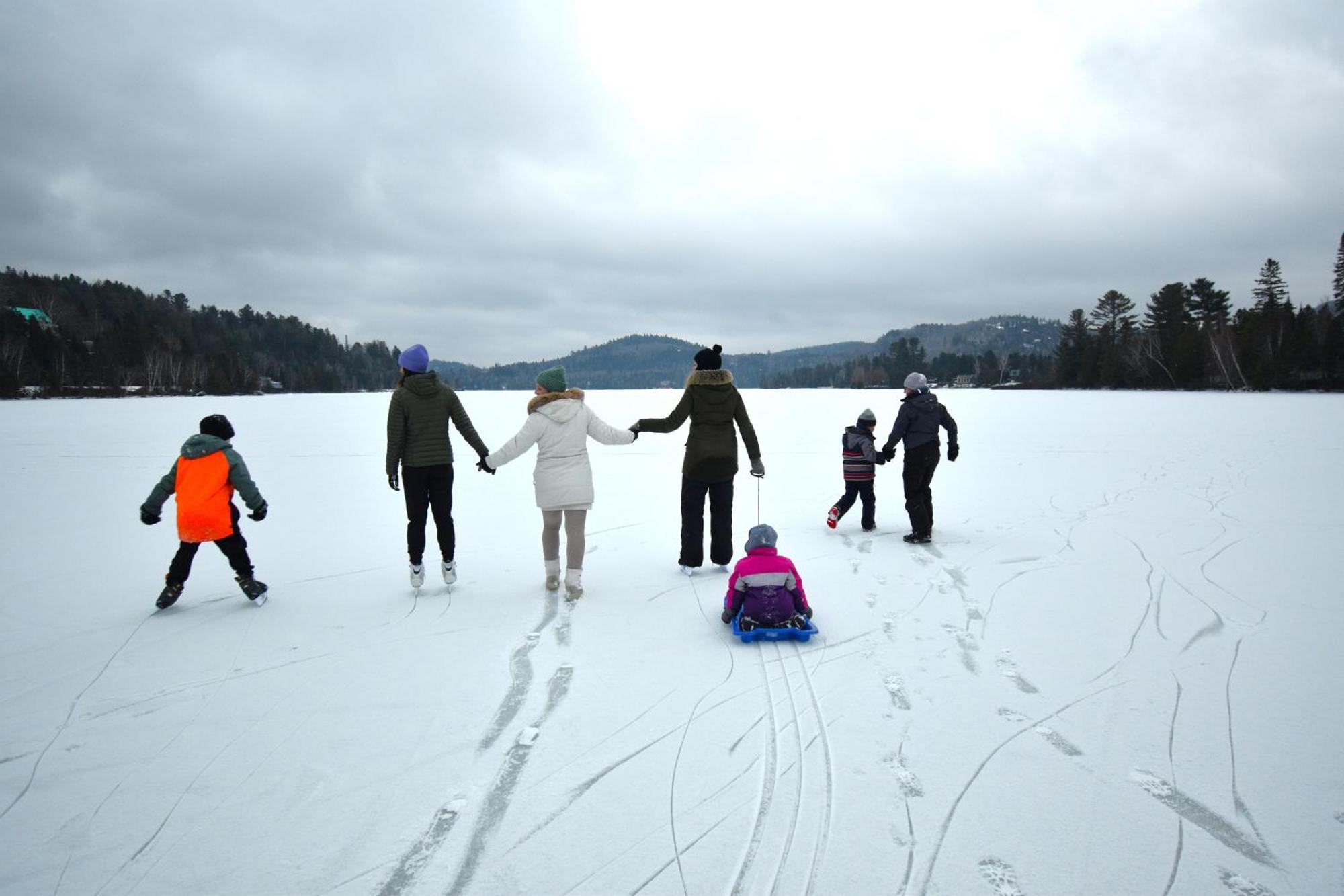 Le Partage Lodge: Destination Plein Air Et Sociale Val-Morin Exterior photo